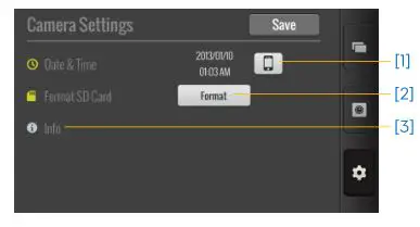 Phantom FC40 - Settings Page