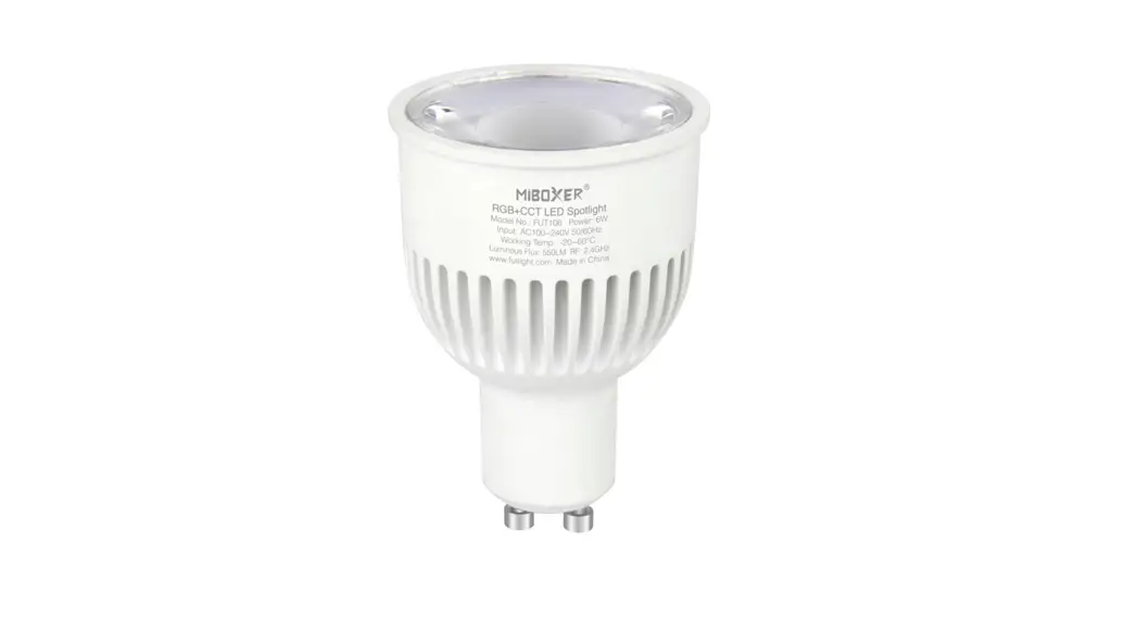 Miboxer Fut106 6w Gu10 Rgb+cct Led Spotlight Instruction Manual