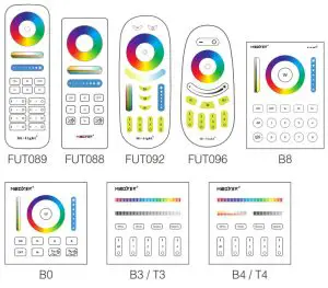 MIBOXER FUT106 6W GU10 RGB+CCT LED Spotlight-controls