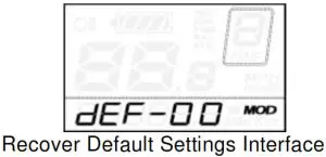 Key-Disp KD21C Electric Bike Display- Assistance Level 2