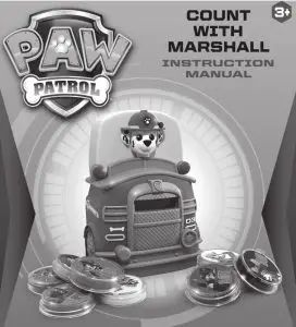 PAW PATROL PAW03 Count with Marshall Toy for Kids