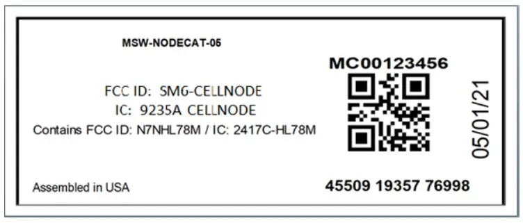 Mueller SYSTEMS LLC Cellnode Mueller - IC Identification