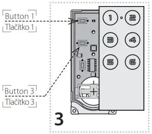 ELKO RF KEY-40 4 Button Controller -Insert the device