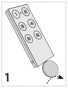ELKO RF KEY-40 4 Button Controller -Insertion