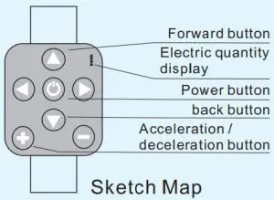 KESZING Lx3118 Electric Floating Raft - Sketch Map