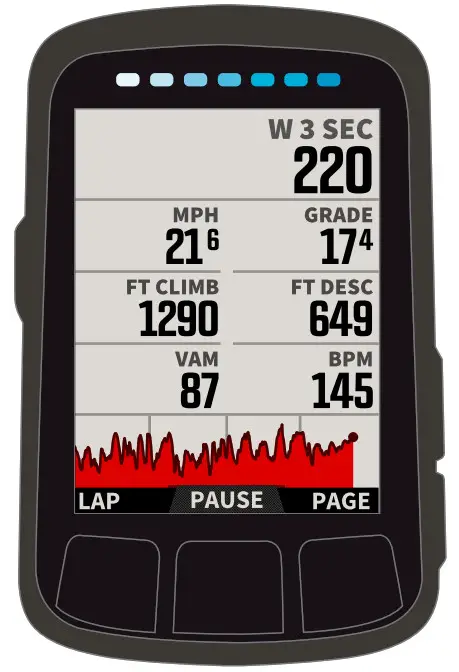 Wahoo Fitness Gps Bike Computer - SIMPLE TO FOCUS