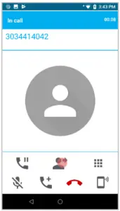 Set up a blind transfer