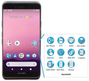 Spectralink Applications interface