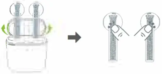 ELLAS EARS E400 TWS True Wireless Bluetooth Headset - power on 4