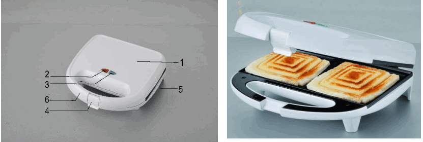MAXIM MDSM Deep Dish Sandwich Maker - SANDWICH MAKER
