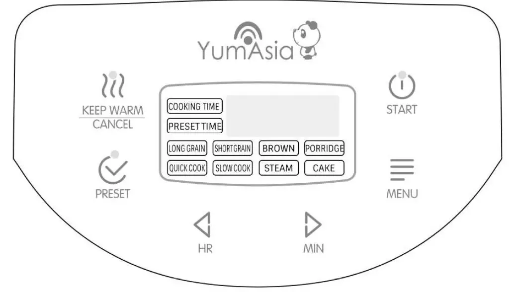 CONTROL PANEL DISPLAY