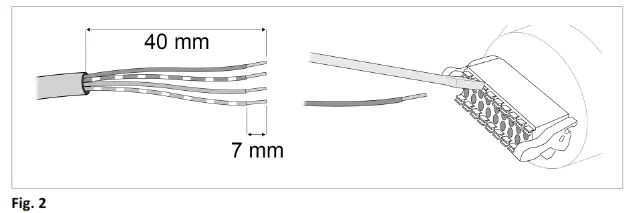 Anybus Wireless Bolt Serial - Cabling