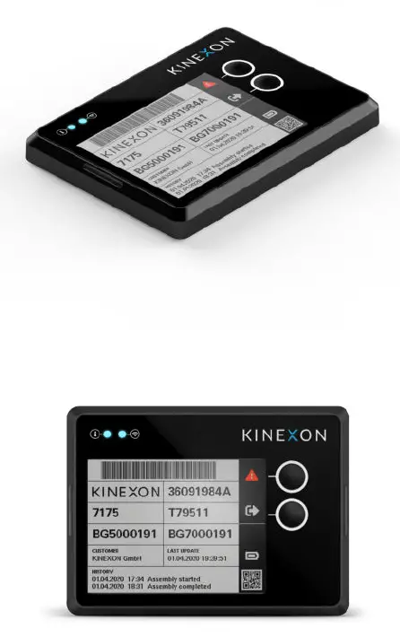Kinexon KNX-ETAG1 UWB Tracking Tag with ePaper Display 1