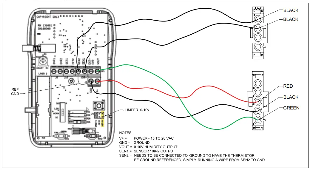 DAIKIN IM 1309 Space Temperature-Humidity Sensor-fig-2