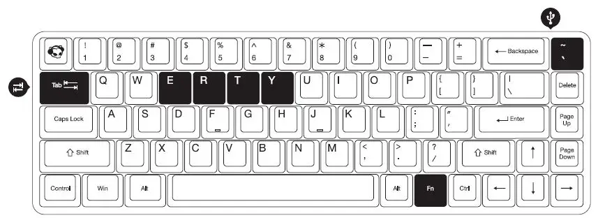 AKKO-3068-BT5.0-88-Keys-Wireless-Mechanical-Keyboard 4