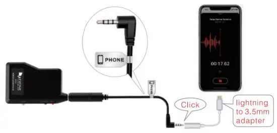 FIFINE TECHNOLOGY K037B Wireless Microphone System with Lapel Mic and Headset - FOR IPHONE