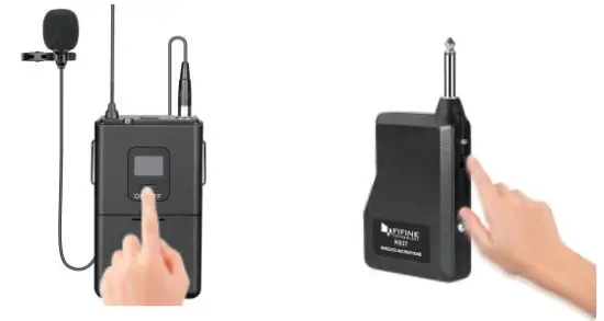 FIFINE TECHNOLOGY K037B Wireless Microphone System with Lapel Mic and Headset - RESTORE