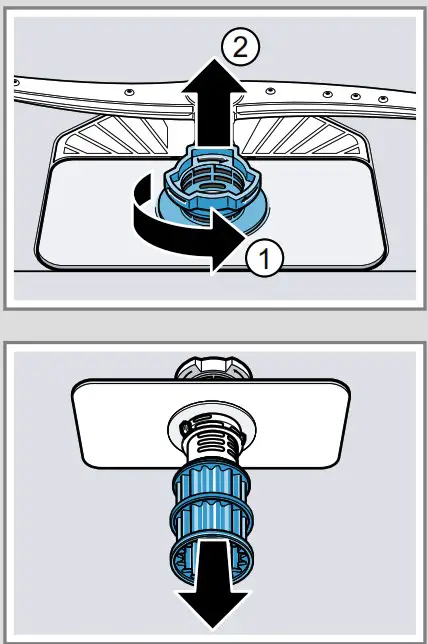 BOSCH SMV6ZAX00E Built in Dishwasher - Cleaning filters