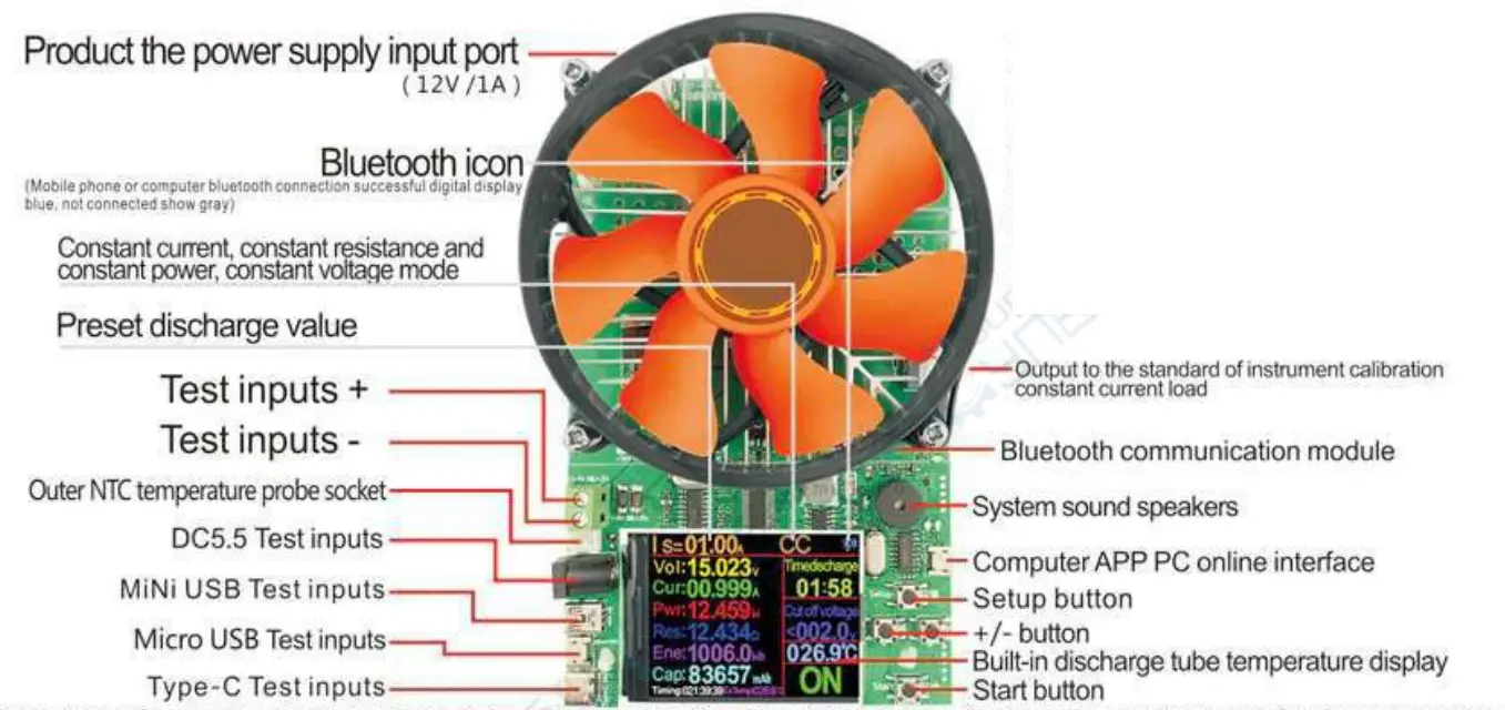 Supereyes DL24 Color Screen Bluetooth Data Transmission Digital Control Curve Load Meter-fig1