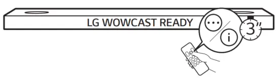 Connecting LG WOWCAST manually