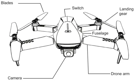 Drone Clone Xperts QuadAir GPS 4K Foldable Drone - Fig5