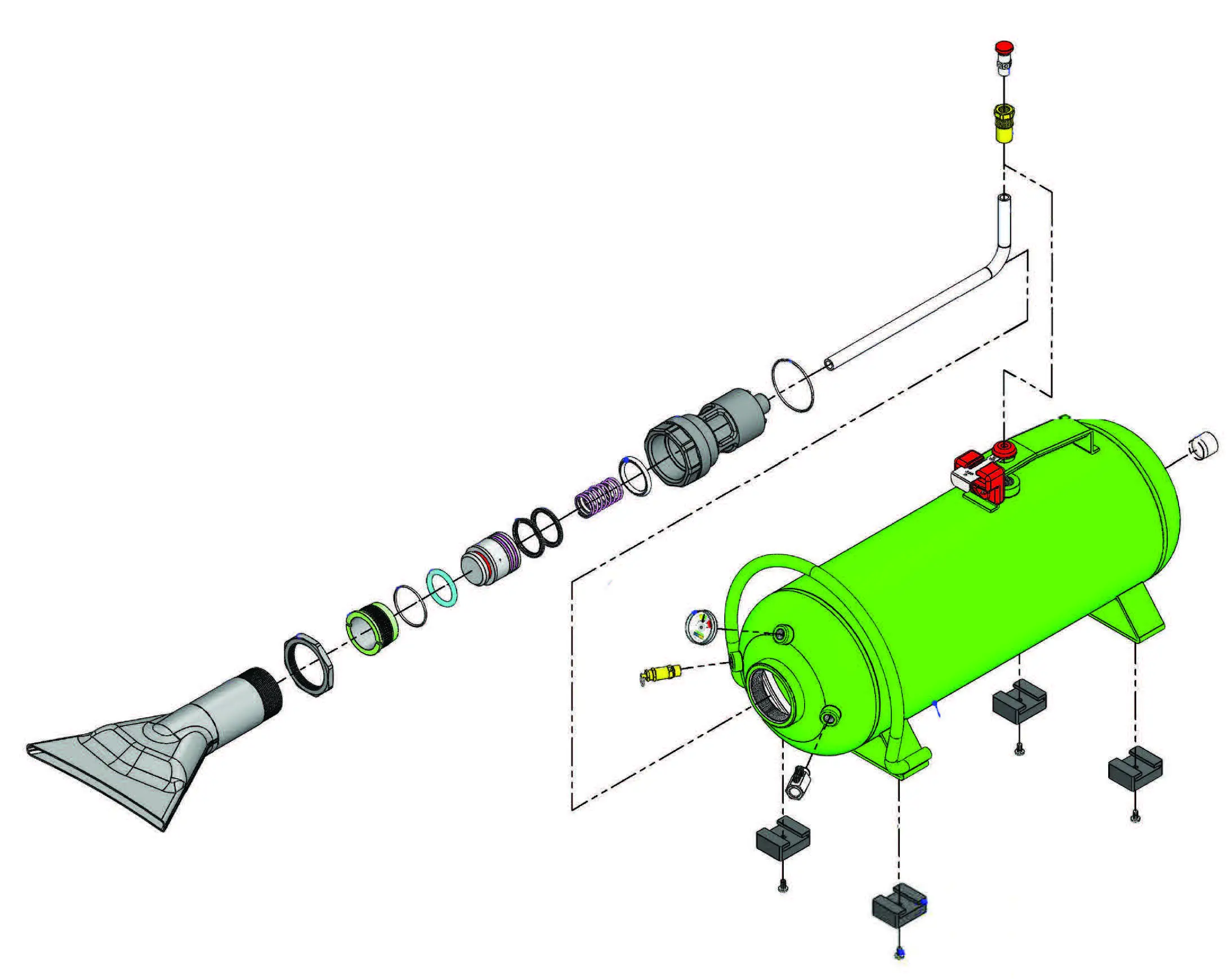 TSI VP10S Viper Push Button Steel Bead Seater 06