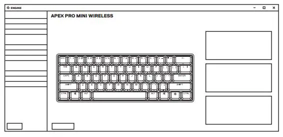Steelseries KB00016TX APEX PRO MINI WIRELESS 1