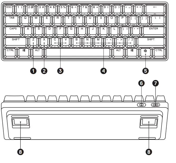 Steelseries KB00016TX APEX PRO MINI WIRELESS 2