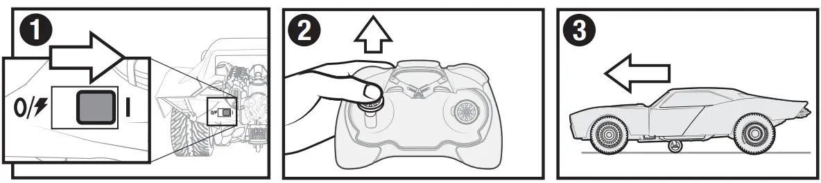 Spin Master RX2G4 TURBO BOOST BATMOBILE - figure 5