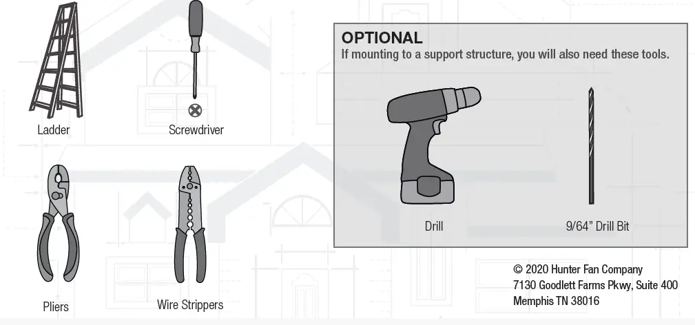 Hunter 51153 Neutron Ceiling Fan FIG 1