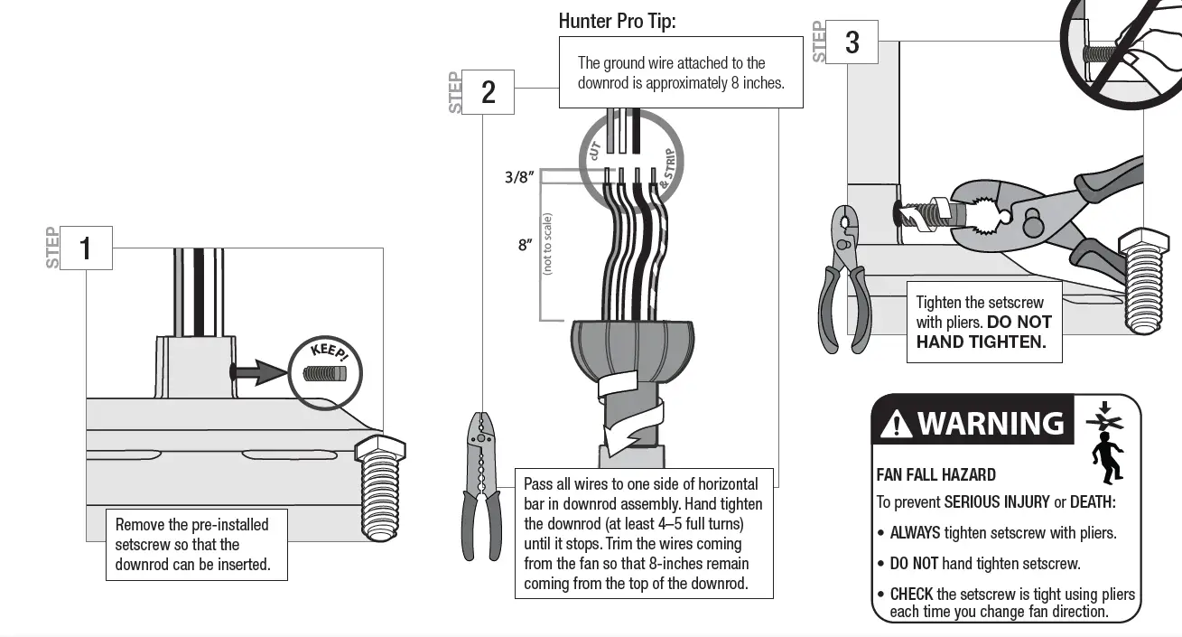 Hunter 51153 Neutron Ceiling Fan FIG 6