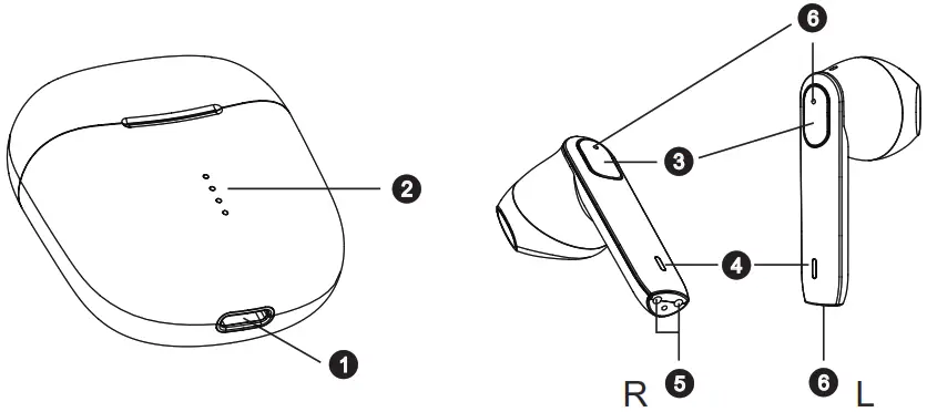 Qualcomm TI True Wireless Bluetooth Earphones - Parts