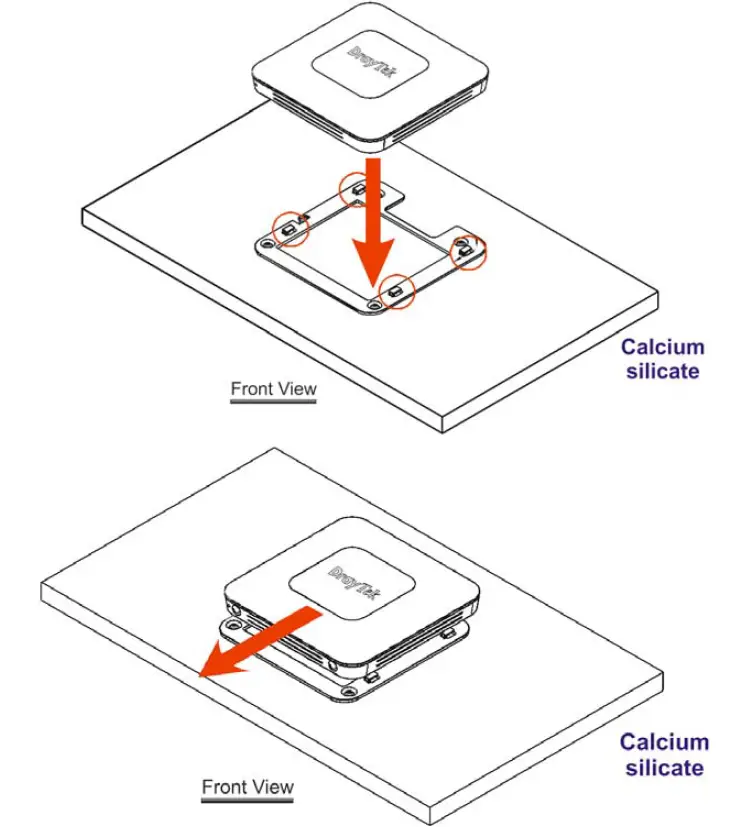 Draytek 920C VigorAP ac ceiling mount FIG 14