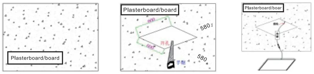 Installation methods with schematic diagrams
