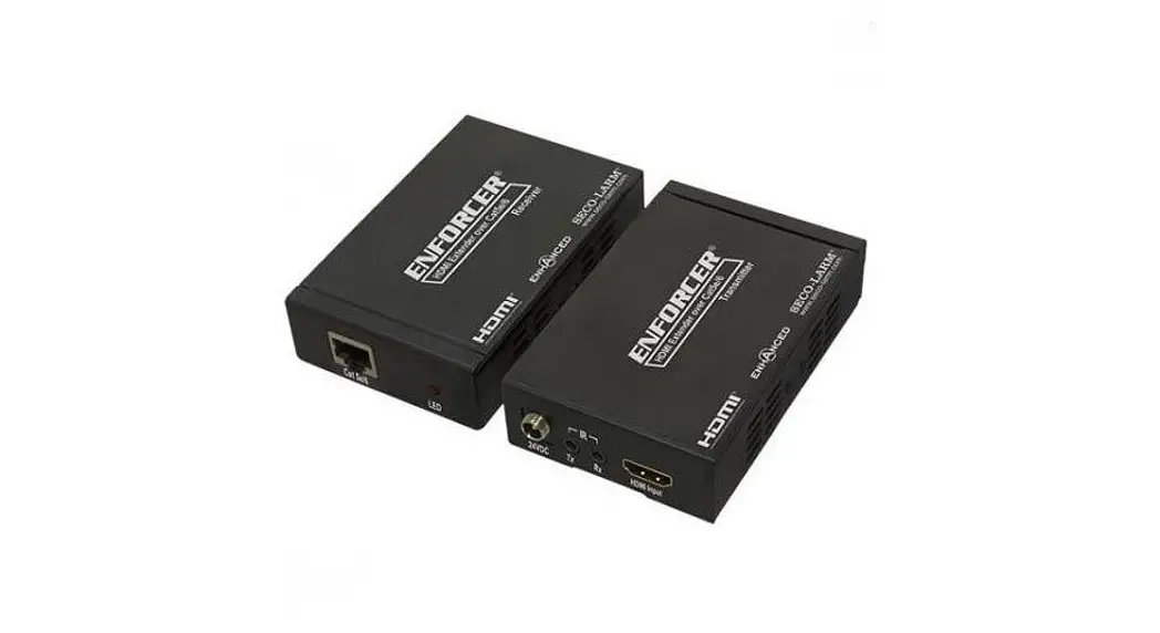 Enforcer Mve-ah1t1-01yq Hdmi Extender Over Two Wires User Manual