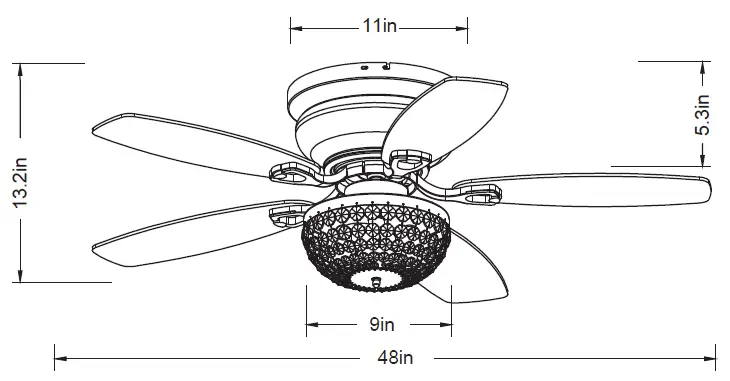 Parrot-Uncle-F6230NB110V-Ceiling-Fan-19