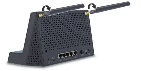 NETGEAR AirCard Smart Cradle DC112A User Guide - Attach the External WiFi Antennas