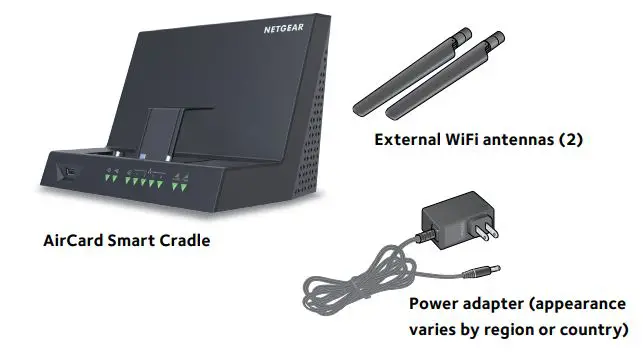 NETGEAR AirCard Smart Cradle DC112A User Guide - Package Contents