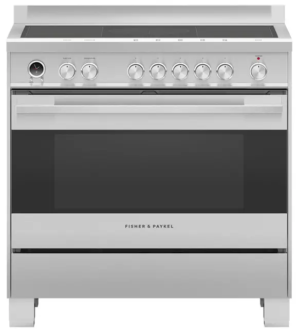 FISHER PAYKEL OR90SDI6X1 90cm 5 Zones Freestanding Induction Range Cooker