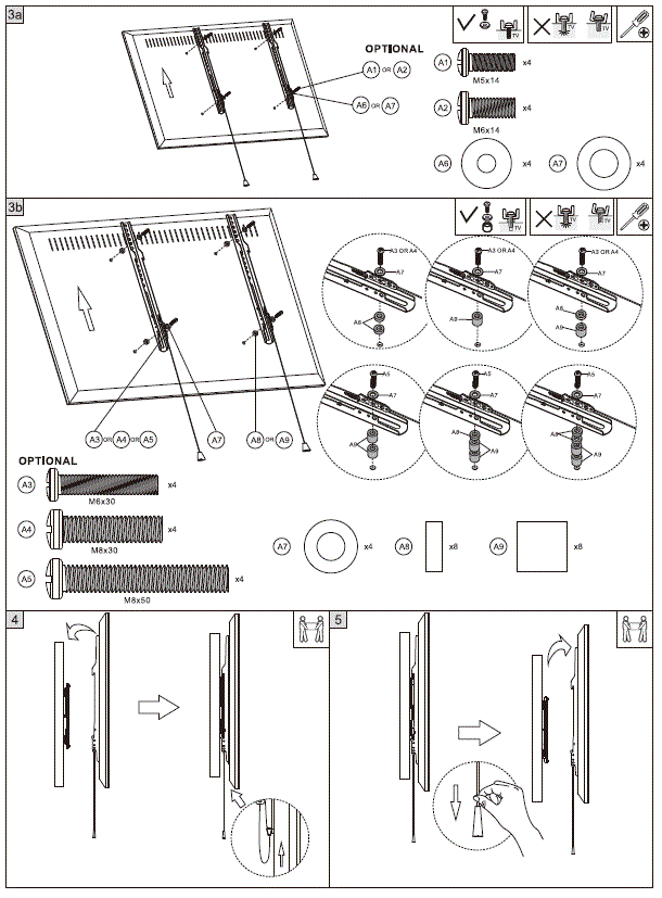 VISION-VFM-W8X4V-2-TV-Display-Wall-Mount-FIG-2