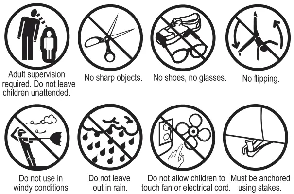 Safety Warnings Continued