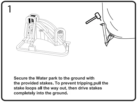 Staking the Water park
