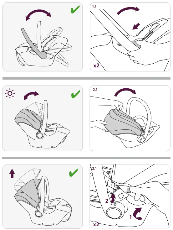 Silver-Cross-SX435.DT-Dream-i-Size-Infant-Carrier-FIG-2