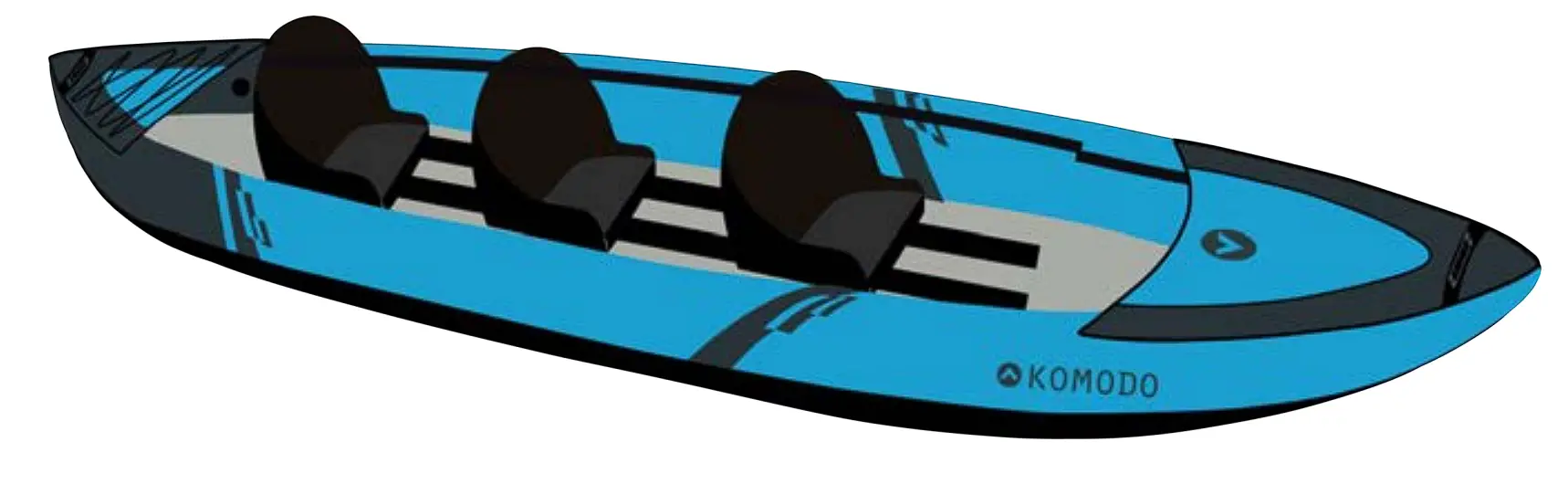 KD3PCINFKYA 2-3 Person Inflatable Cruising KAYAK