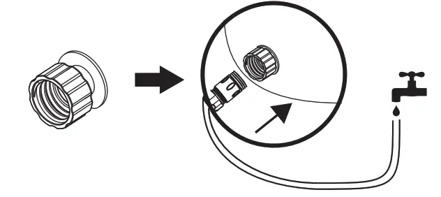 Bestway H2OGO Lava Lagoon Play Pool Center with Slide - Adapter.