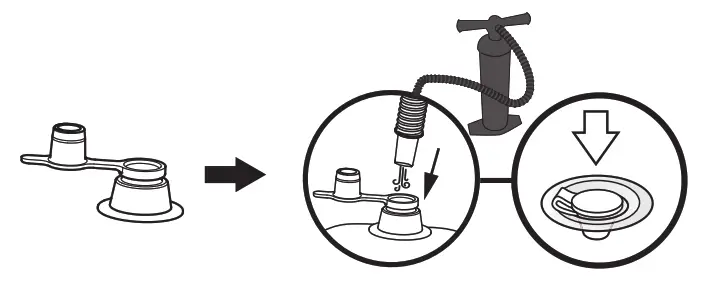 Bestway H2OGO Lava Lagoon Play Pool Center with Slide - compressor