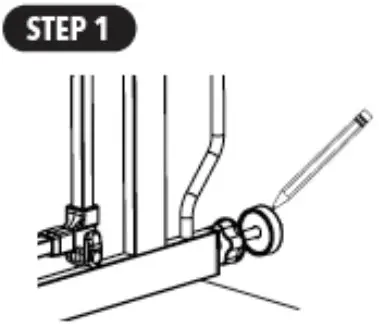 Carlson 0930 PW, 0941 PW- posisoning step- 1