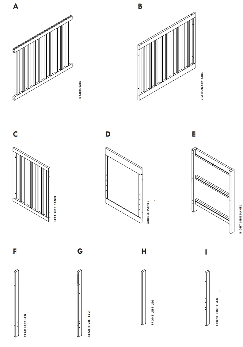 DAVINCI M4381 Autumn 4-in-1 Convertible Mini Crib and Changer - Fig 2