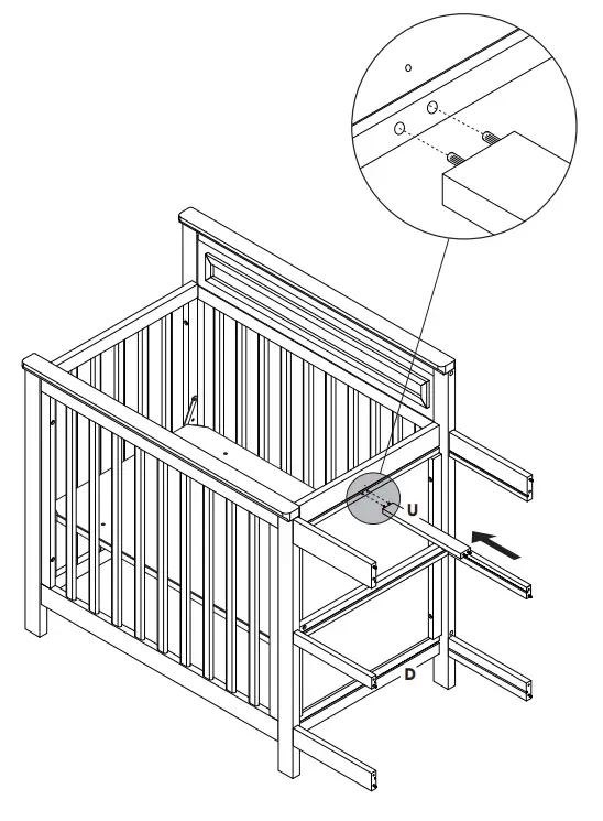 DAVINCI M4381 Autumn 4-in-1 Convertible Mini Crib and Changer - Fig 26