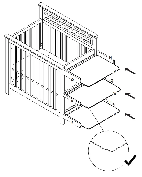 DAVINCI M4381 Autumn 4-in-1 Convertible Mini Crib and Changer - Fig 27